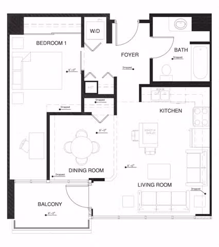 Unit C-2213 C-2213 floor plan
